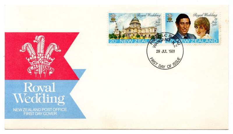 1981 New Zeeland Royal Wedding FDC