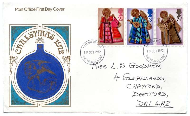 1972 British Christmas FDC