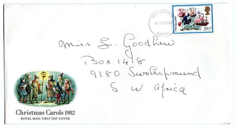 1982 British Christmas Carols FDC