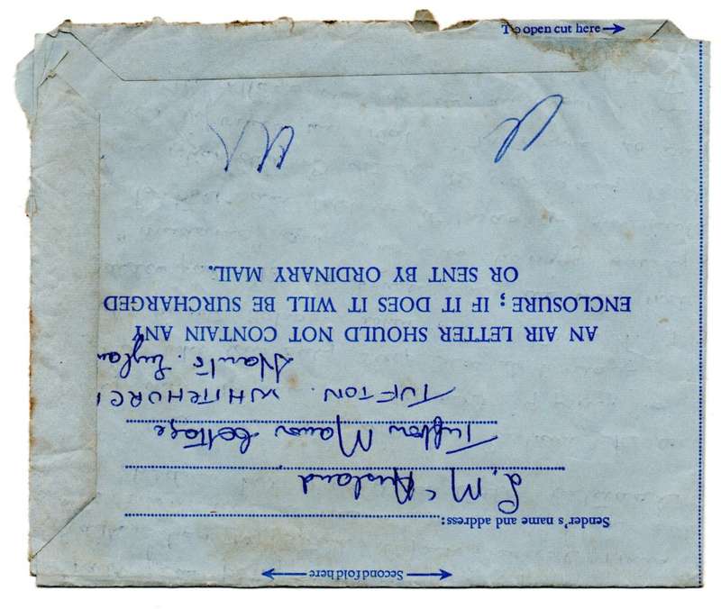 1961 British Aerogramme Air Letter