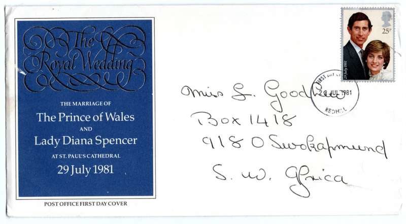 1981 British The Royal Wedding FDC