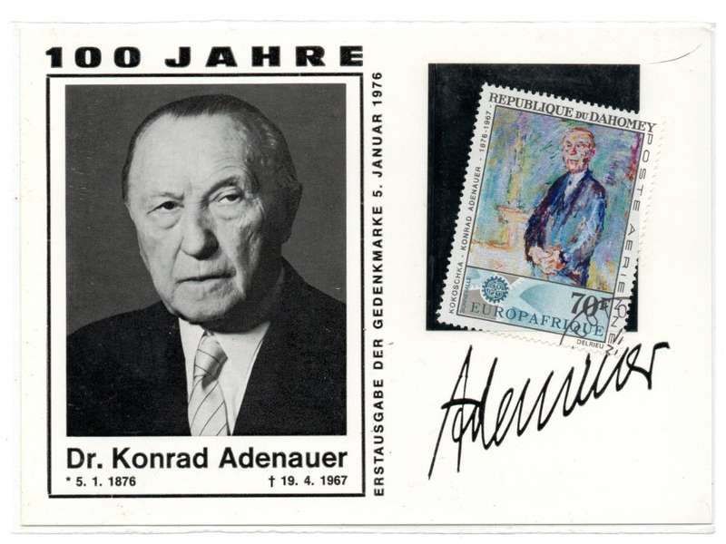 1976 Germany 100 Jahre Famous People FDC card