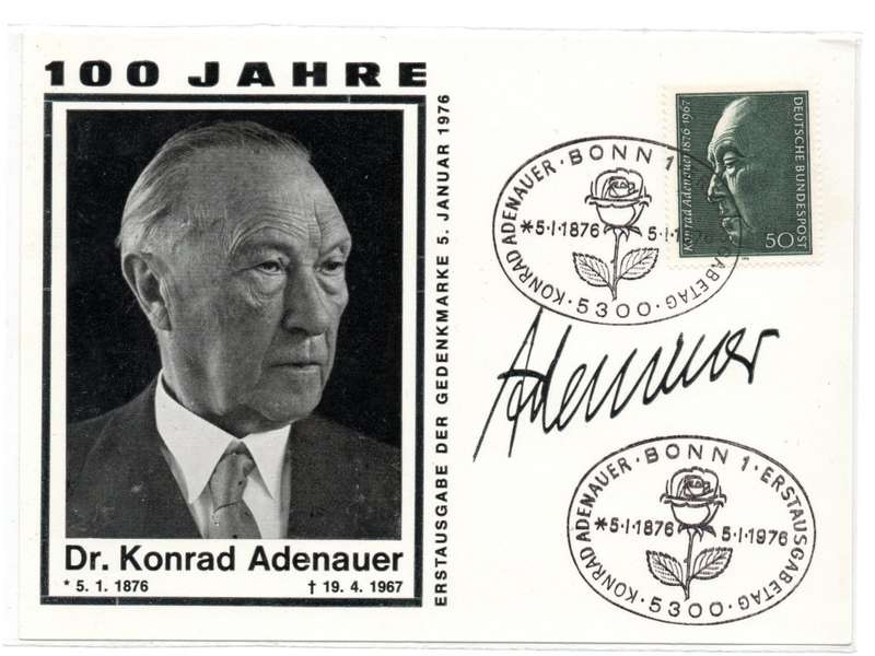 1976 Germany 100 Jahre Famous People FDC card