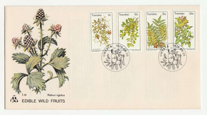 1978 Transkei Edible Wild Fruits FDC 1.10