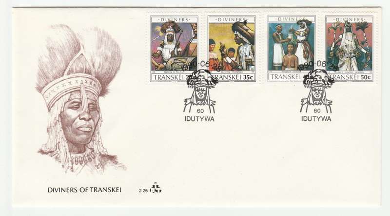 1990 Transkei The Diviner FDC 2.25