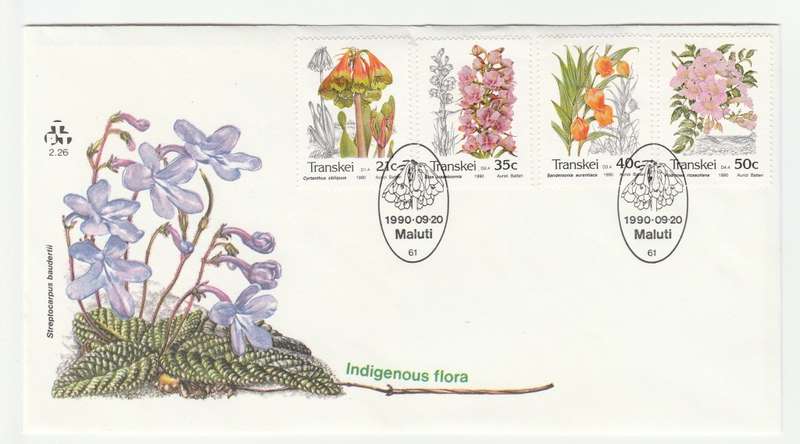 1990 Transkei Indigenous Flora FDC 2.26