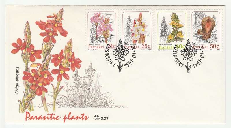 1991 Transkei Parasitic Plants FDC 2.27