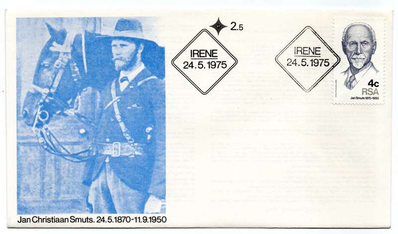 1975 RSA Jan Christiaan Smuts FDC 2.5
