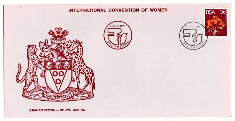 1975 RSA International Convention of Women Commemorative Cover