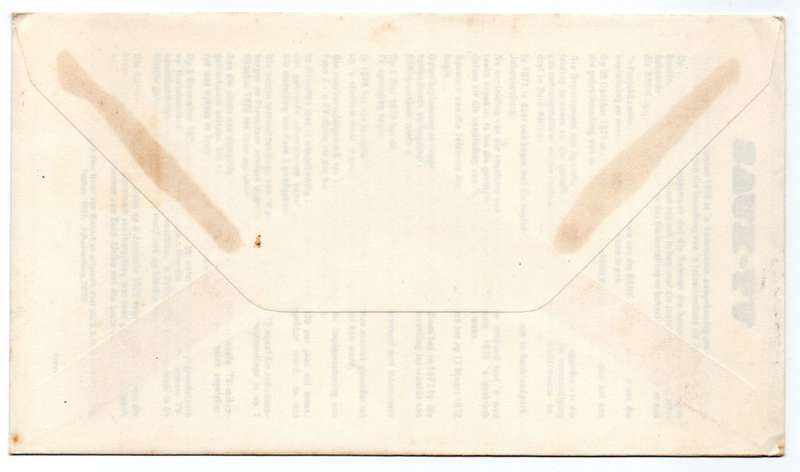 1976 RSA Official Introduction of Full-Time Television Commemorative Cover