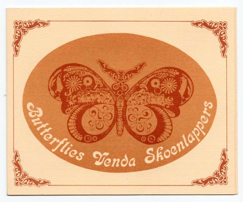 1980 Venda Butterflies Collectors Sheet 1.5a