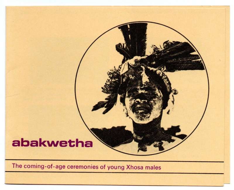1978 Transkei Abakwetha Collectors Sheet 1.12a