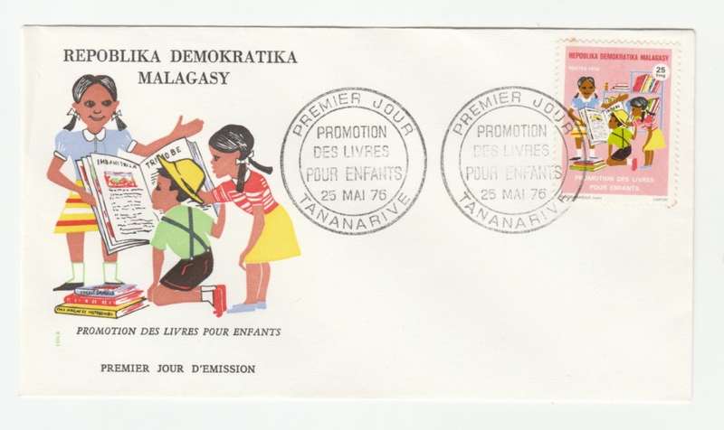 1976 Madagascar Premier Jour - Promotion to lives of Infants FDC