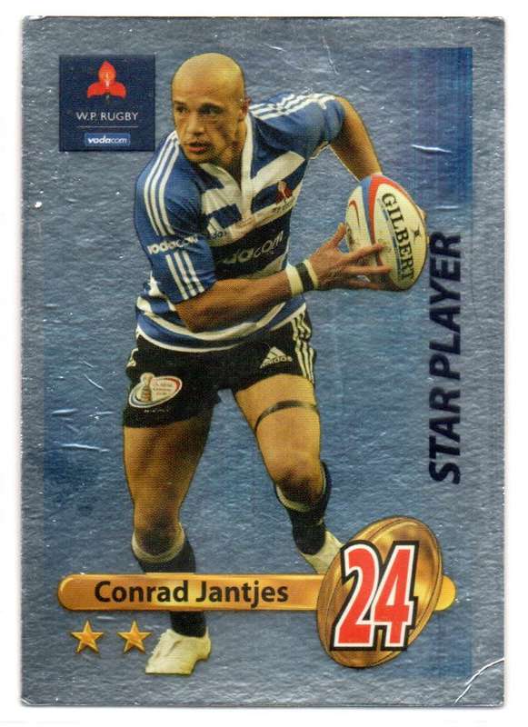 Big Ball Rugby Trading Cards 2009 Currie Cup WP - Conrad Jantjes