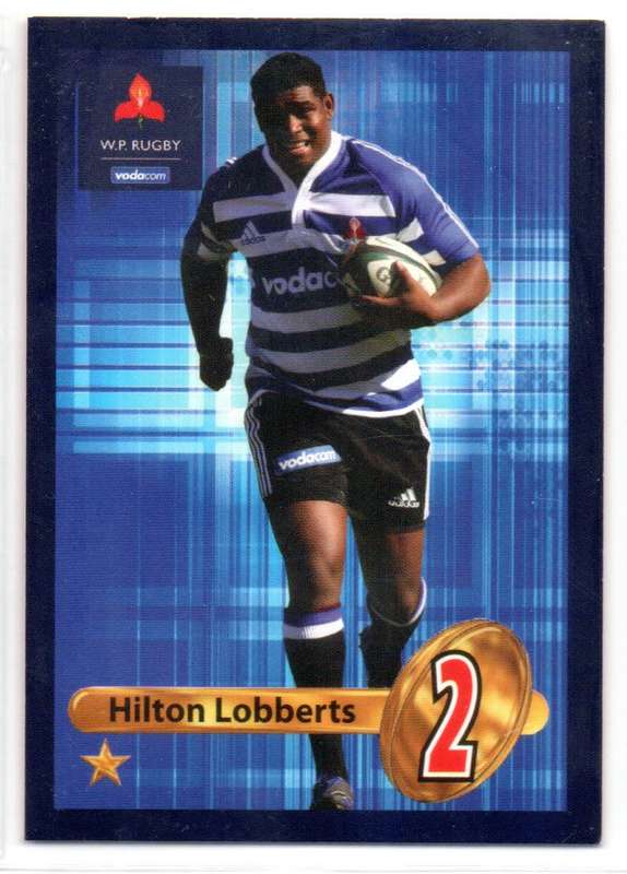 Big Ball Rugby Trading Cards 2009 Currie Cup WP - Hilton Lobberts
