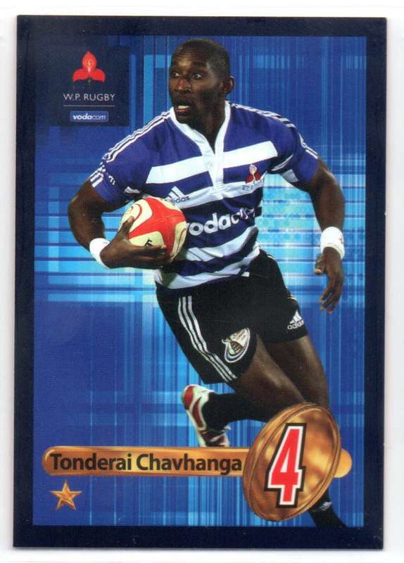 Big Ball Rugby Trading Cards 2009 Currie Cup WP - Tonderai Chavhanga
