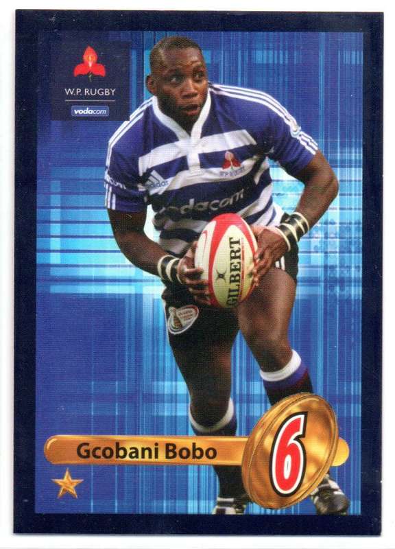 Big Ball Rugby Trading Cards 2009 Currie Cup WP - Gcobani Bobo