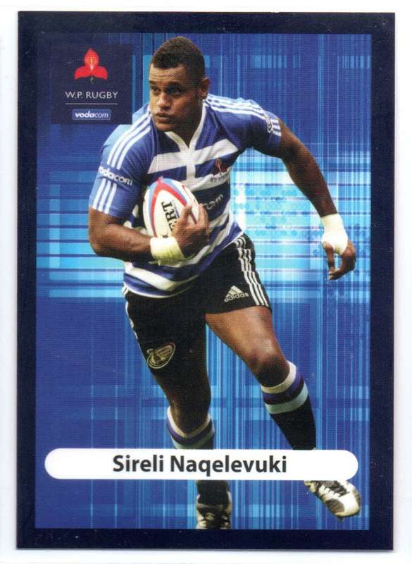Big Ball Rugby Trading Cards 2009 Currie Cup WP - Sireli Naqelevuki