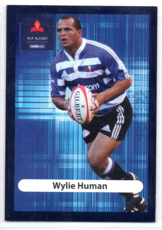 Big Ball Rugby Trading Cards 2009 Currie Cup WP - Wylie Human