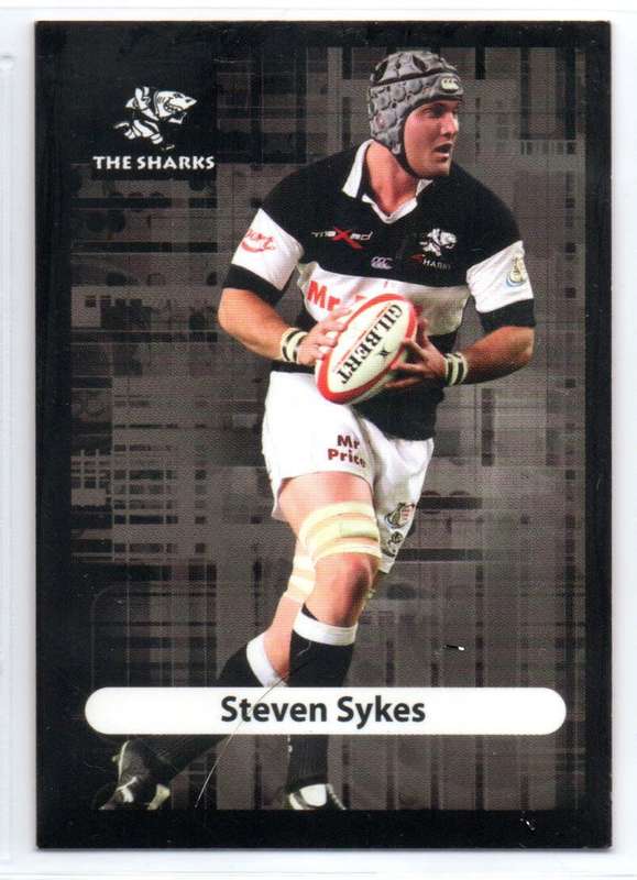 Big Ball Rugby Trading Cards 2009 Currie Cup The Sharks - Steven Sykes