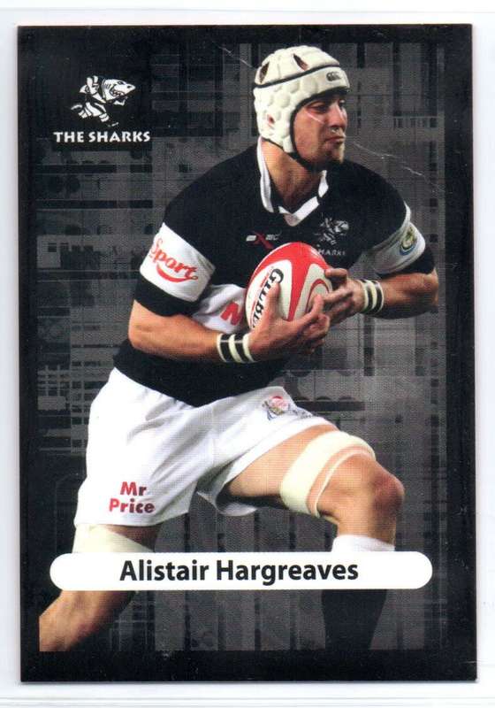Big Ball Rugby Trading Cards 2009 Currie Cup The Sharks - Alistair Hargreaves