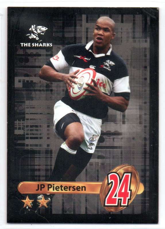 Big Ball Rugby Trading Cards 2009 Currie Cup The Sharks - JP Pietersen