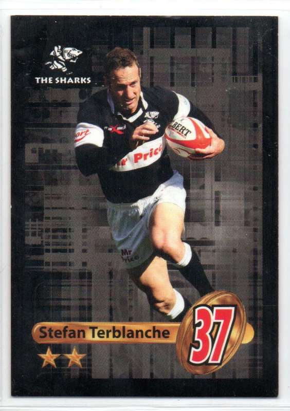 Big Ball Rugby Trading Cards 2009 Currie Cup The Sharks - Stefan Terblance