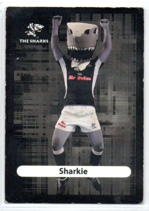 Big Ball Rugby Trading Cards 2009 Currie Cup The Sharks - Sharkie