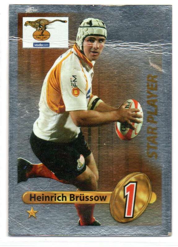 Big Ball Rugby Trading Cards 2009 Currie Cup Cheetahs - Heinrich Brussow