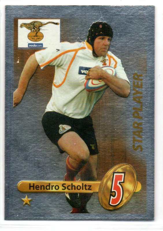 Big Ball Rugby Trading Cards 2009 Currie Cup Cheetahs - Hendro Scholtz
