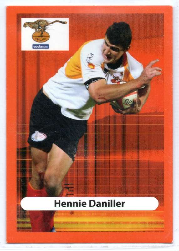 Big Ball Rugby Trading Cards 2009 Currie Cup Cheetahs - Hennie Daniller