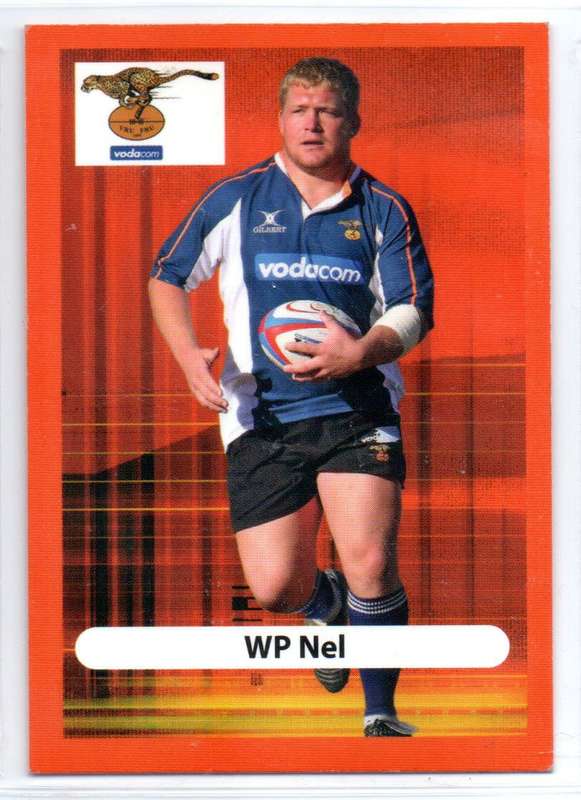 Big Ball Rugby Trading Cards 2009 Currie Cup Cheetahs - WP Nel