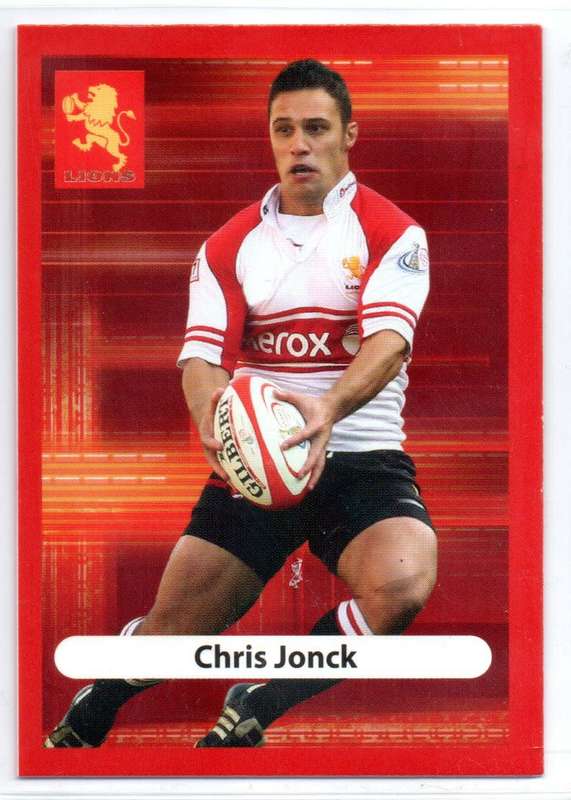 Big Ball Rugby Trading Cards 2009 Currie Cup Lions - Chris Jonck
