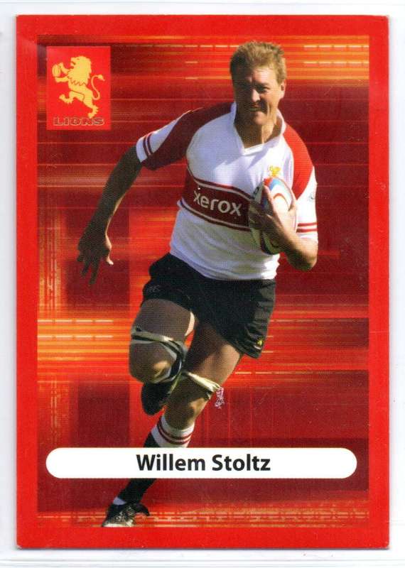 Big Ball Rugby Trading Cards 2009 Currie Cup Lions - Willem Stoltz