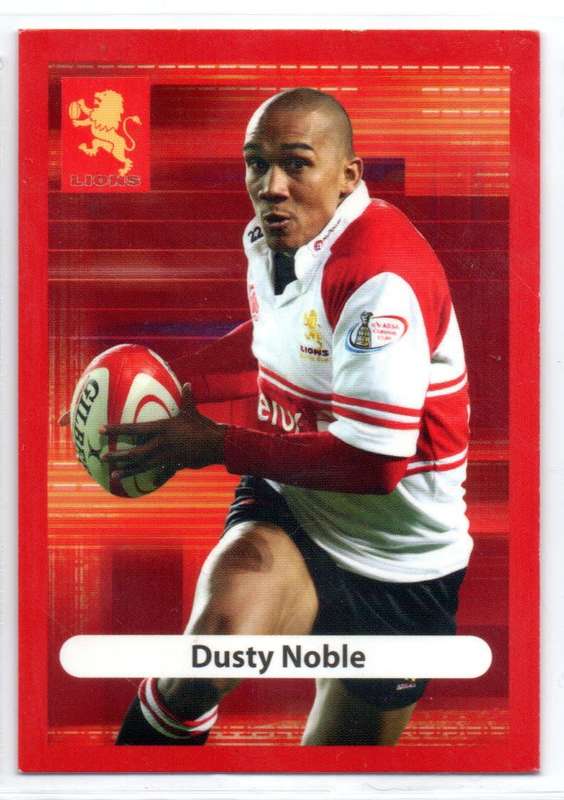 Big Ball Rugby Trading Cards 2009 Currie Cup Lions - Dusty Noble