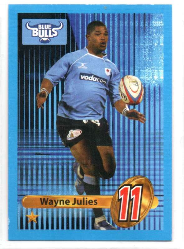 Big Ball Rugby Trading Cards 2009 Currie Cup Blue Bulls - Wayne Julies