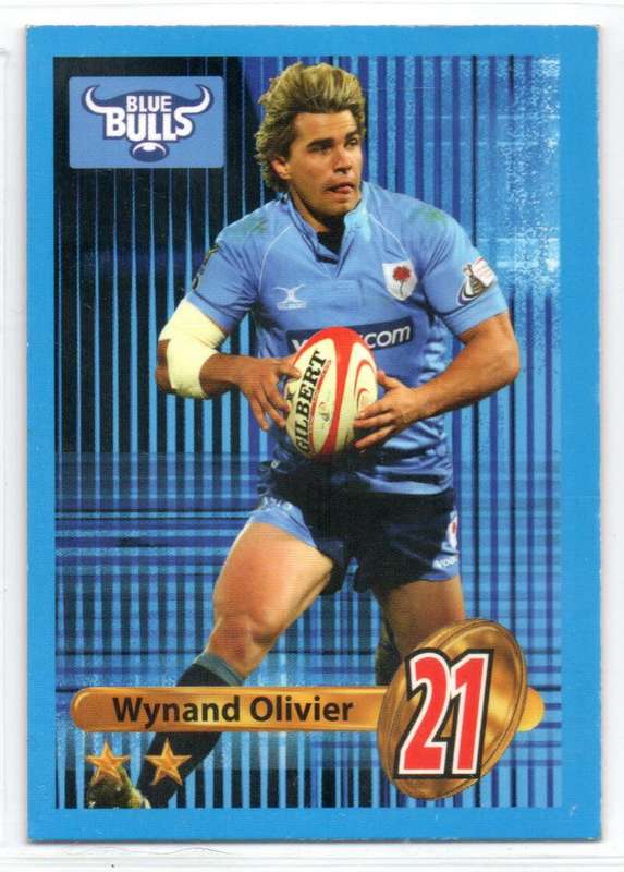 Big Ball Rugby Trading Cards 2009 Currie Cup Blue Bulls - Wynand Olivier