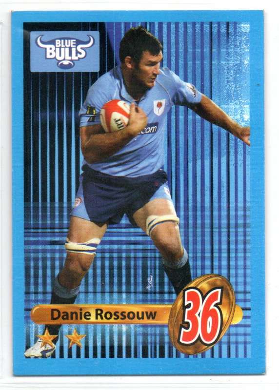 Big Ball Rugby Trading Cards 2009 Currie Cup Blue Bulls - Danie Rossouw