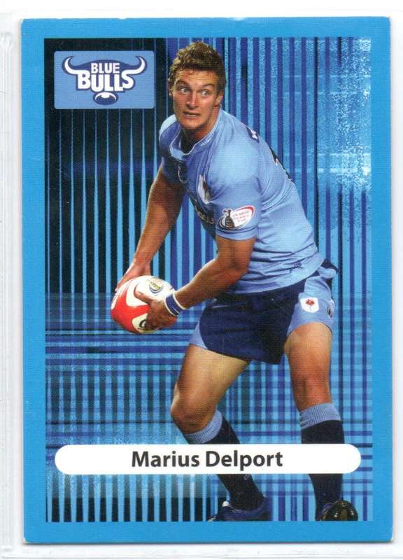 Big Ball Rugby Trading Cards 2009 Currie Cup Blue Bulls - Marius Delport