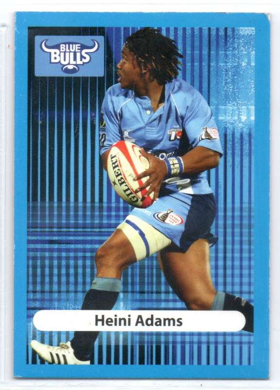 Big Ball Rugby Trading Cards 2009 Currie Cup Blue Bulls - Heini Adams