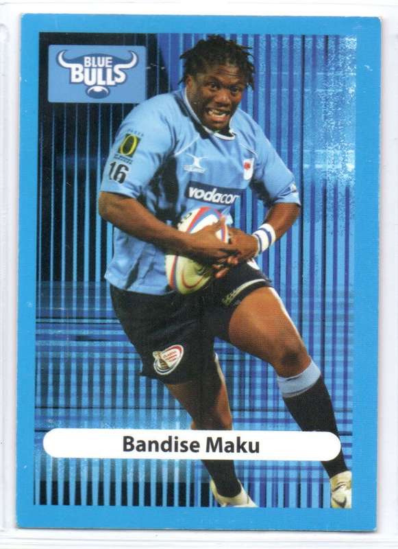 Big Ball Rugby Trading Cards 2009 Currie Cup Blue Bulls - Bandise Maku