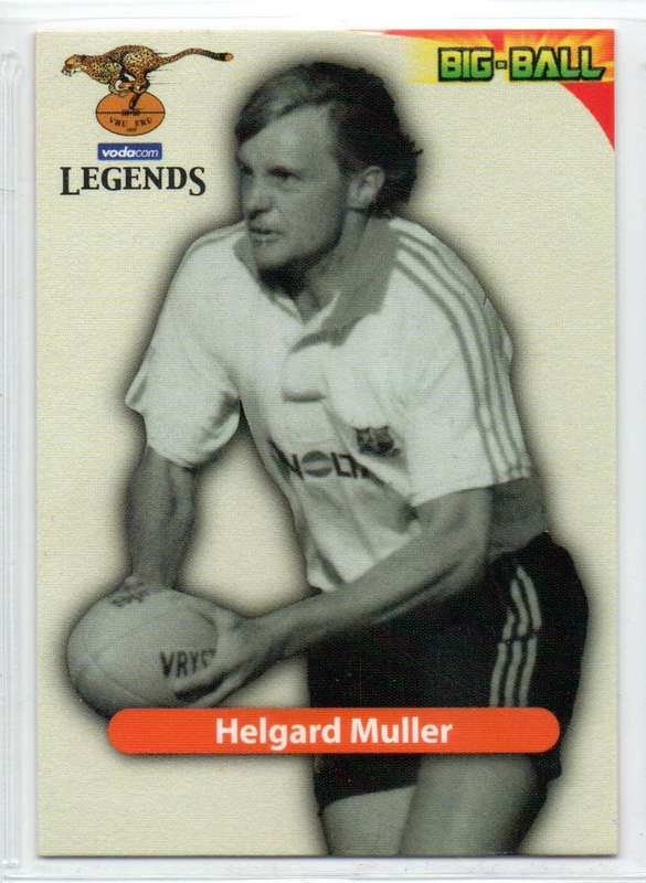 Big Ball Rugby Trading Cards 2010 Currie Cup Cheetas - Helgard Muller