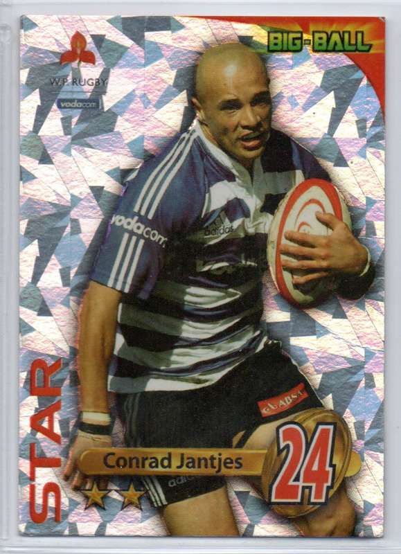 Big Ball Rugby Trading Cards 2010 Currie Cup WP - Conrad Jantjes