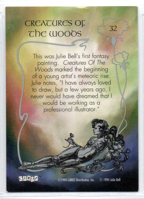 Cardz Distribution 1994 - Julie Bell Creatures of the Woods 32