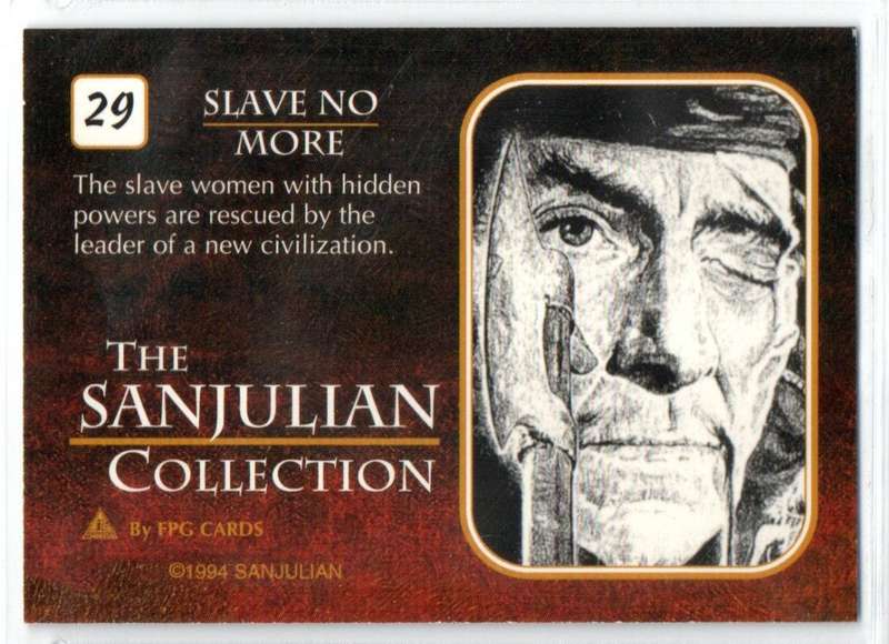 FPG Cards 1994 The Sanjulian Collection - 29 Slave No More