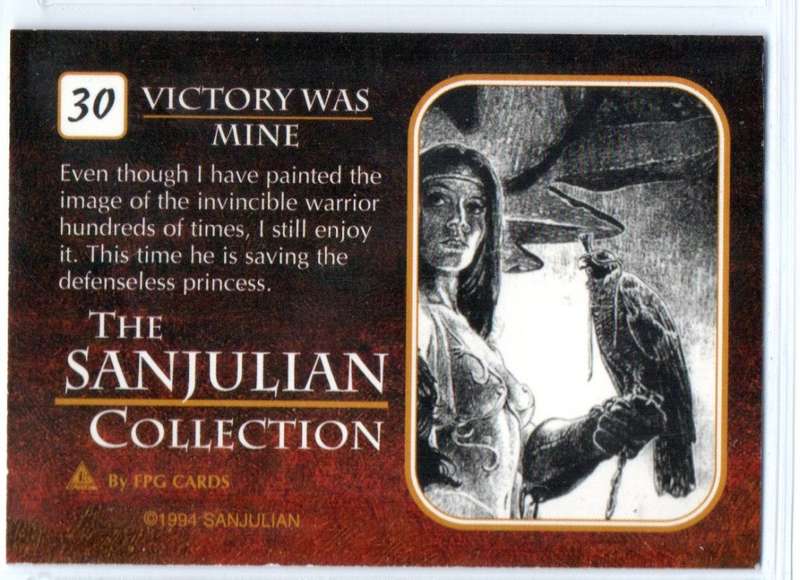 FPG Cards 1994 The Sanjulian Collection - 30 Victory Was Mine