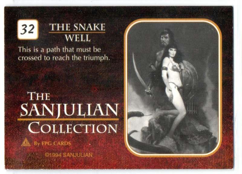 FPG Cards 1994 The Sanjulian Collection - 32 The Snake Well