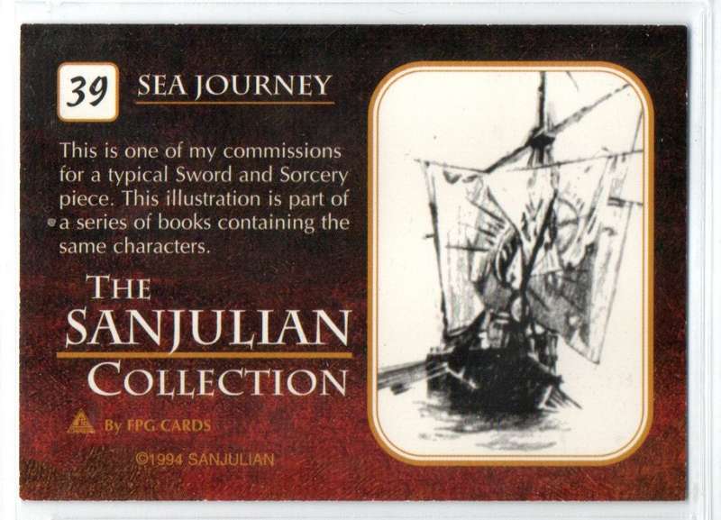 FPG Cards 1994 The Sanjulian Collection - 39 Sea Journey