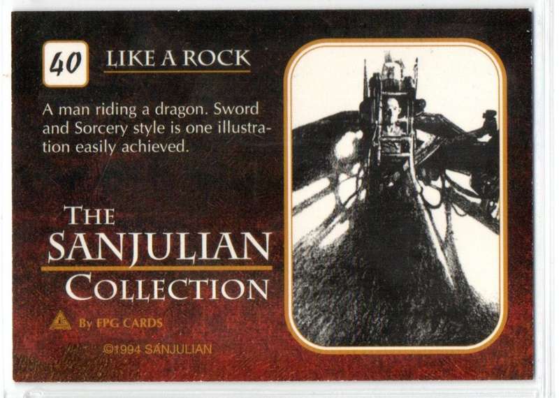 FPG Cards 1994 The Sanjulian Collection - 40 Like A Rock