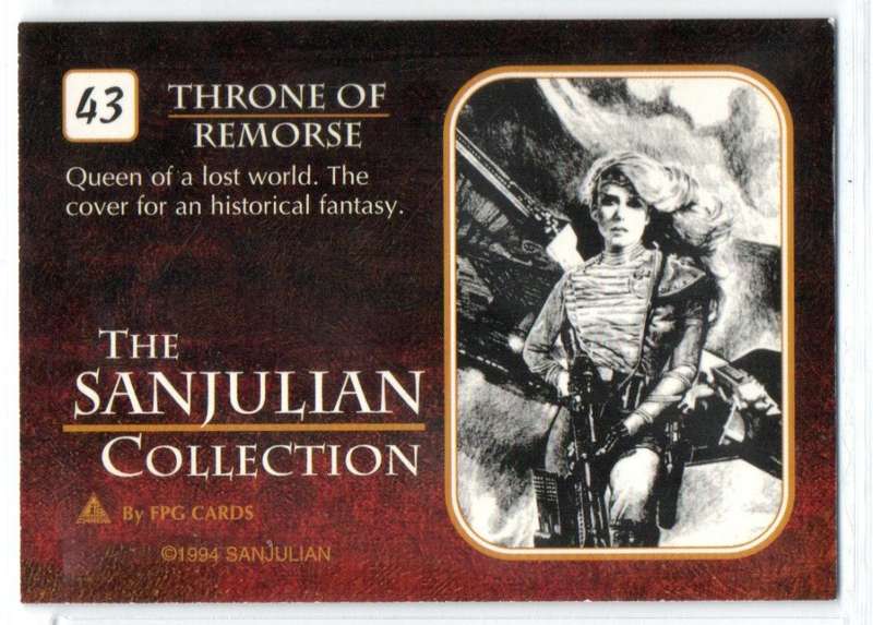 FPG Cards 1994 The Sanjulian Collection - 43 Throne Of Remorse